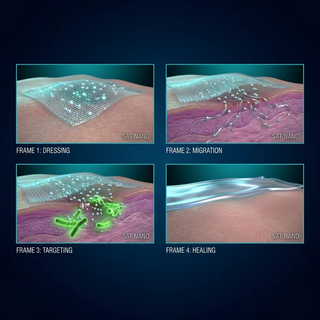 医療用途向け銀ナノ粒子のストーリーボード