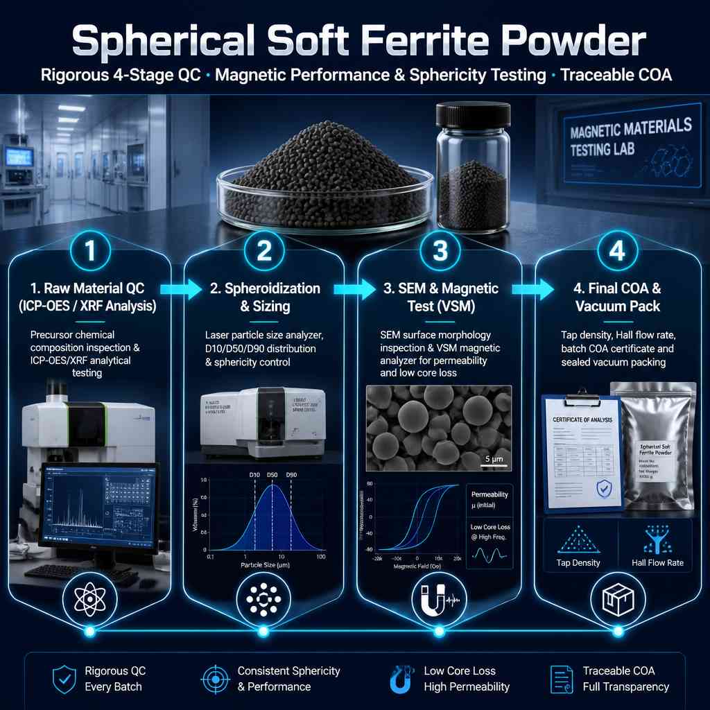 Magnetic Ferrite Carrier Powder for Copying Machines