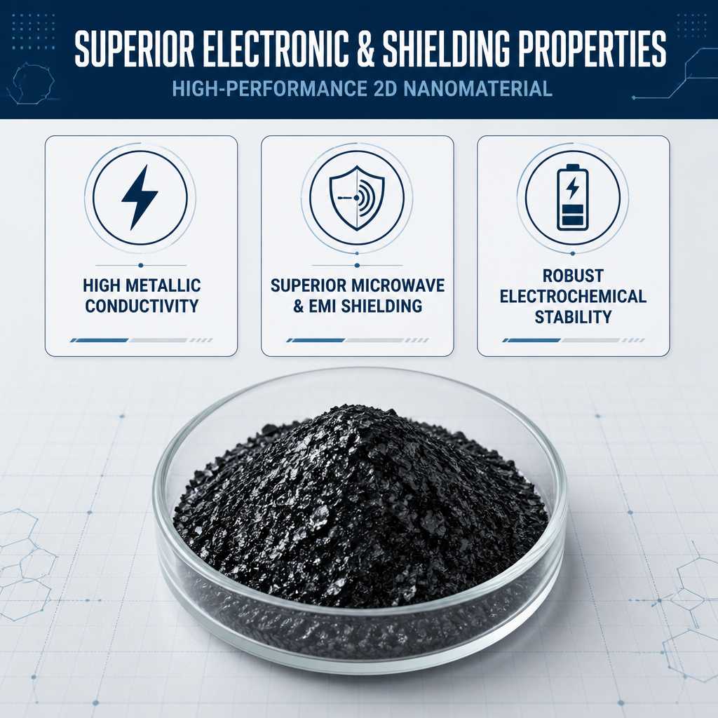 multilayer Titanium carbonitride Ti3CNTx MXene powder specification